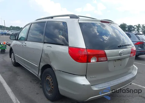 2005 Toyota Sienna Le из США, поврежденный, VIN 5TDZA23C45S303664